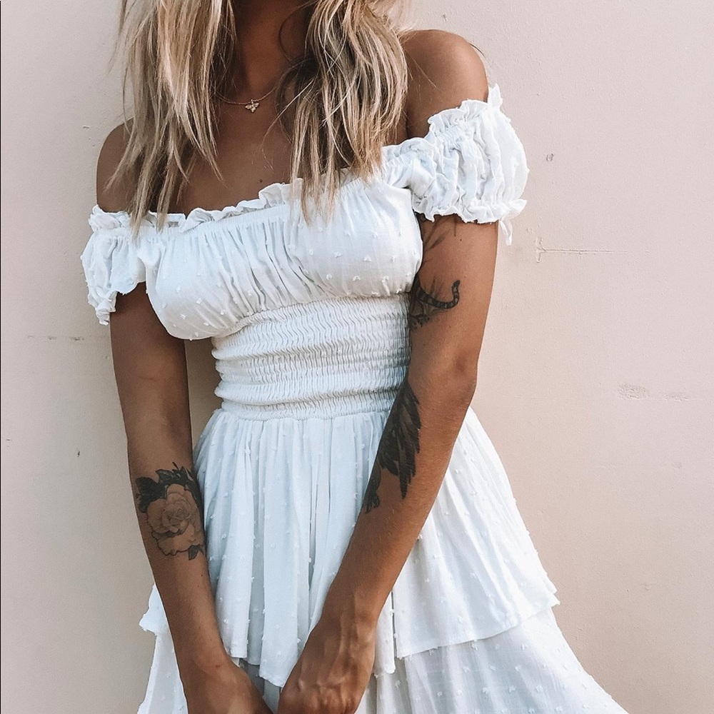 Princess Polly white romper